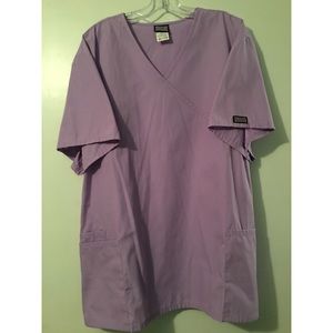 Cherokee Lilac Scrub Top Size 3xl